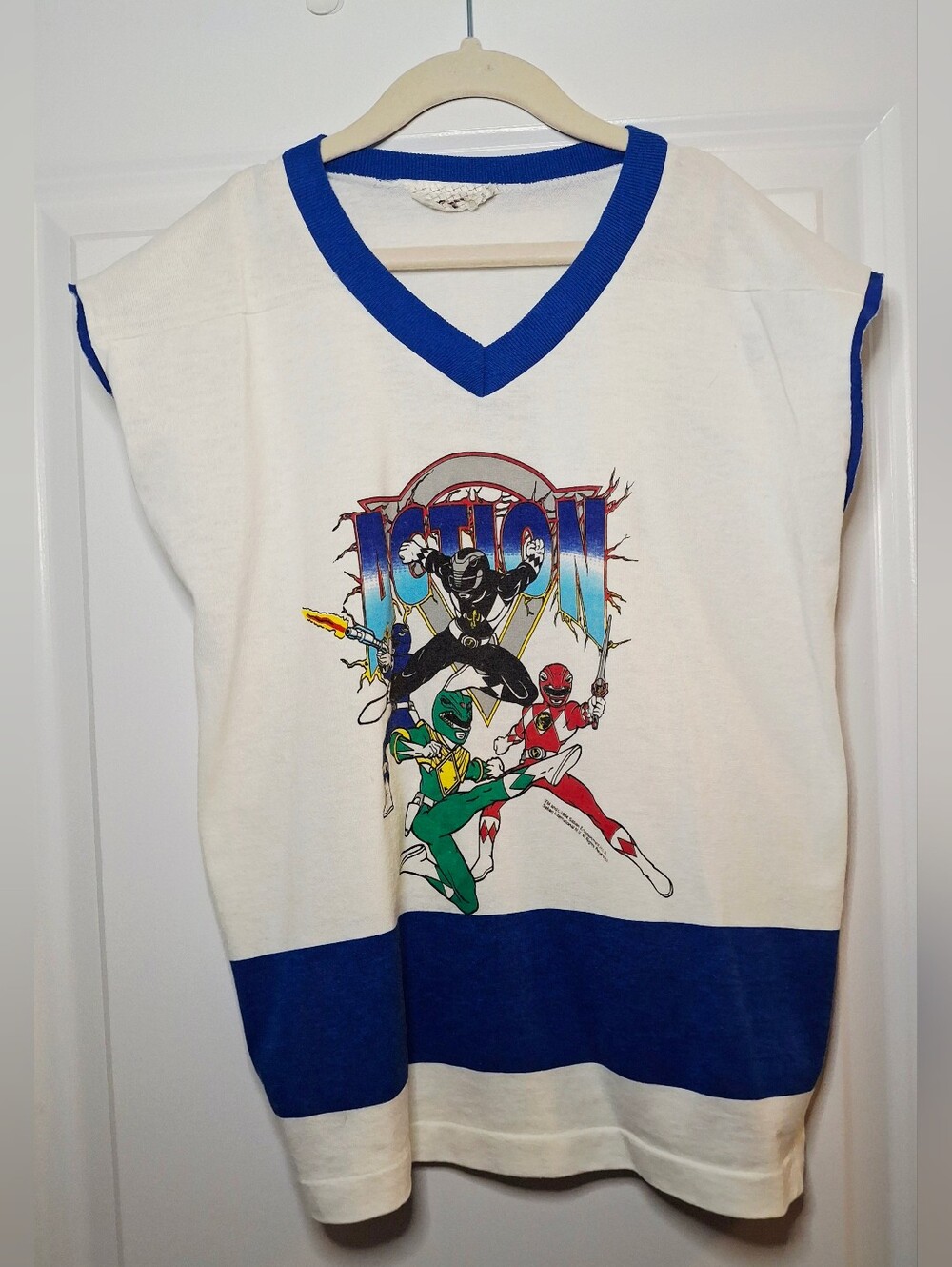Vintage 90s Power Rangers Sleeveless Top (S)